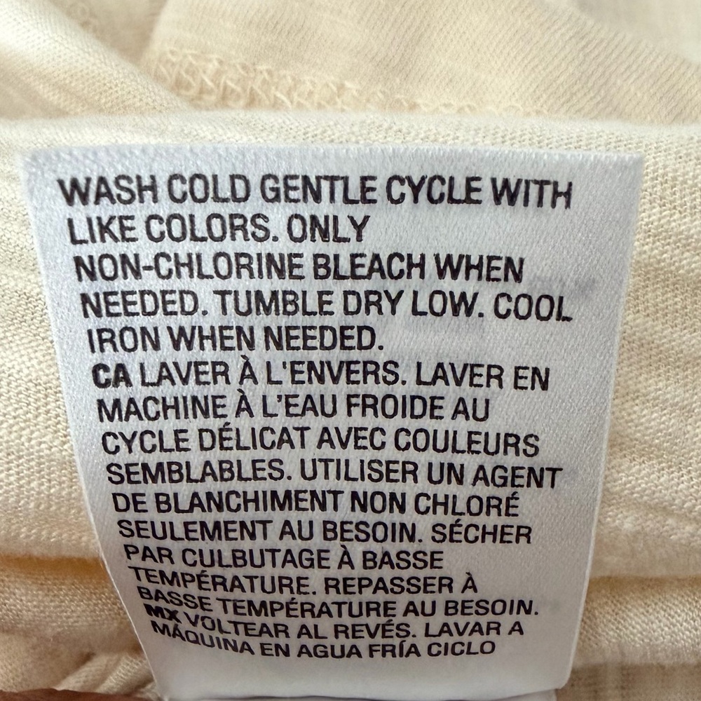 Style & Co Soft Cream Basic tee Blouse‎ 1X New without tag - Picture 8 of 9